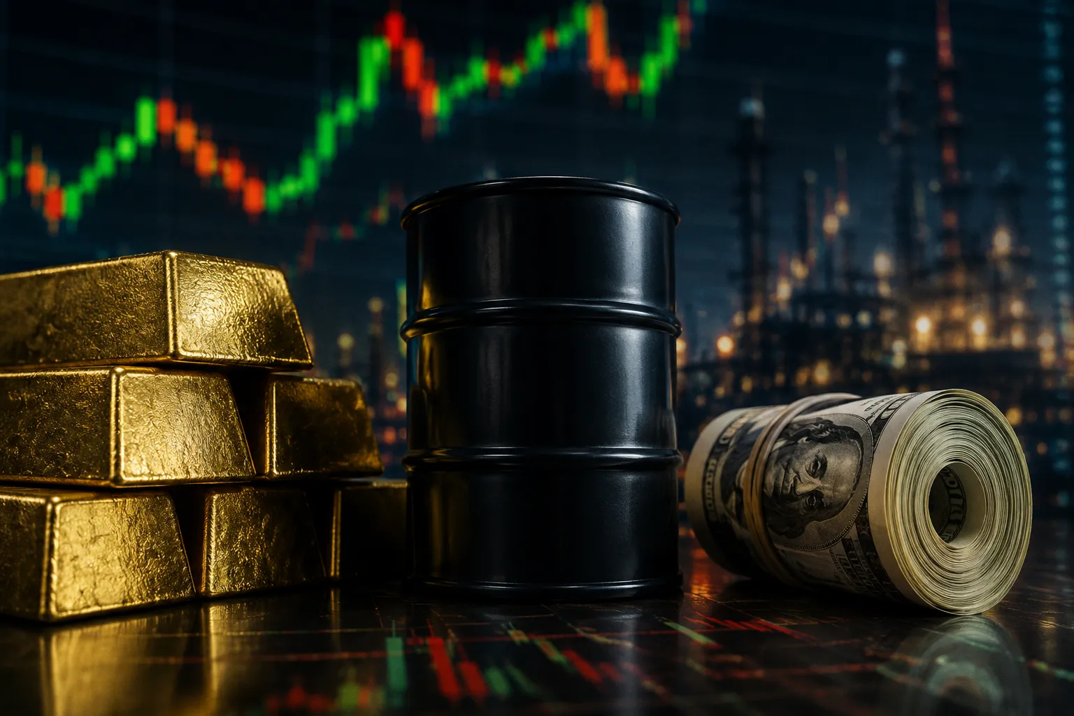 Куда инвестировать осенью: анализ перспектив доллара, золота и нефти от Vantage
