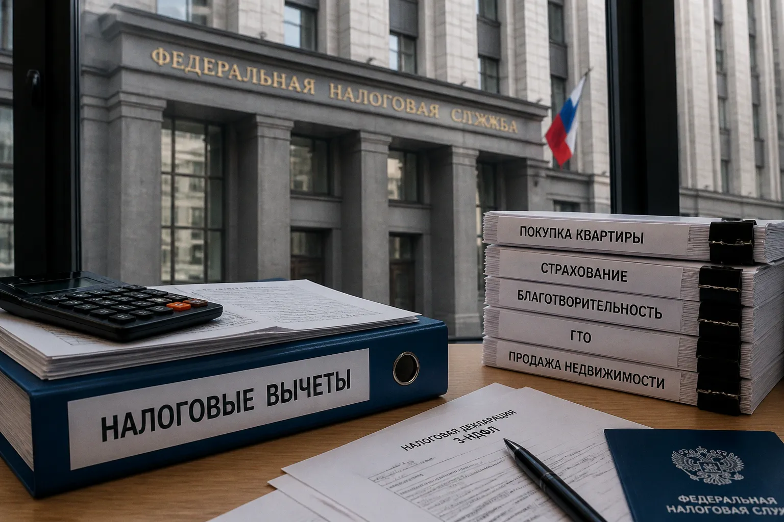 Все налоговые вычеты в 2026 году: налоговые вычеты, за ГТО, благотворительность, страхование, за продажу